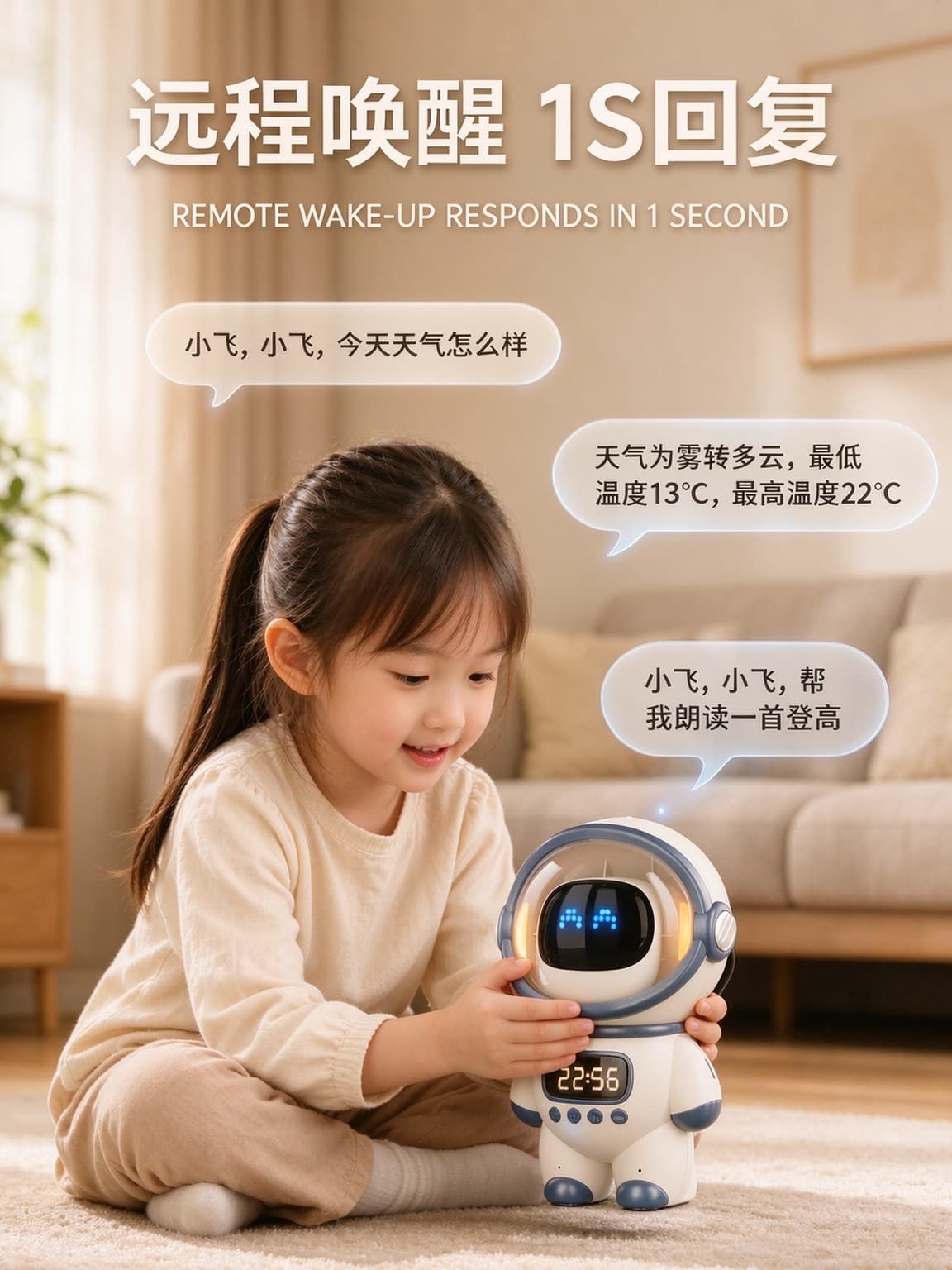 大宇航员 - 大模型对话 + 表情屏，孩子的第一个 AI 朋友